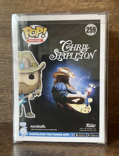 Funko Pop Chris Stapleton #259 con protector coleccionable envío rápido - Imagen 3 de 6