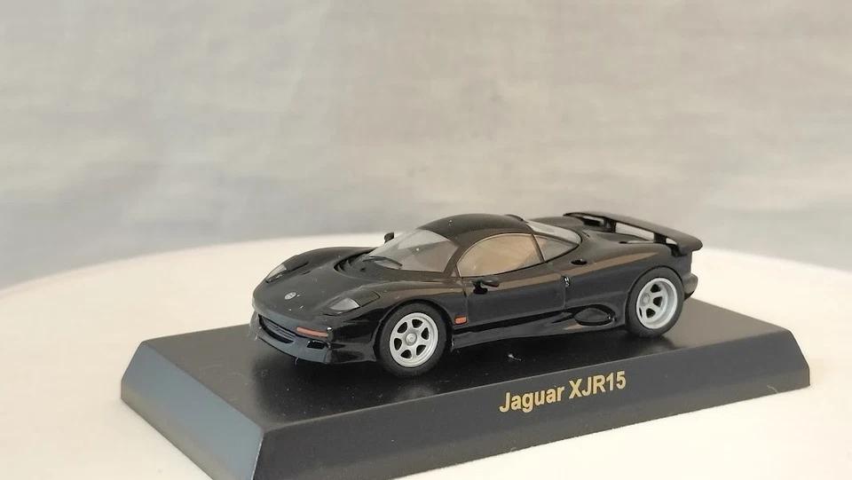 KYOSHO 1/64 Jaguar XJR15  Diecast Model Car British Sports Car Collection Black - Image 3 of 4