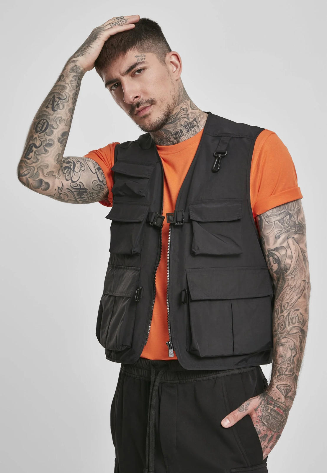 Gilet tactique imperméable en nylon 900D anti-déchirure pour airsoft