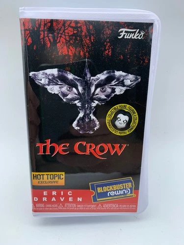 Funko Blockbuster Rewind Eric Draven The Crow Hot Topic Exclusive Sealed 