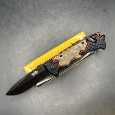 WILCOR OPEN ASSİST 420 STAINLESS STEEL RED BLACK WOOD GRIPS