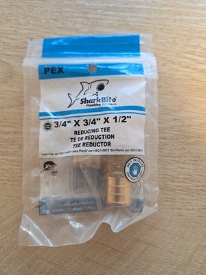 SharkBite UC412LFA Lead-Free Copper Reducing Tee 1/2 x 3/4 Dia. in. Barb