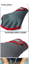 Speedo Aqua Fit Training Swim Gloves Neoprene Webbed Fingers Small