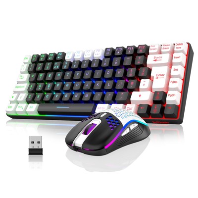 K84 75% Wireless Gaming Tastatur und Maus Rainbow Backlight UK