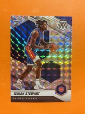 2020-21 Panini Mosaic Silver Prizm Isaiah Stewart #223 Rookie Detroit Pistons RC