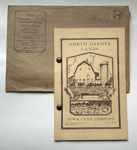 Vintage North Dakota Lands Booklet Brochure 1924 Farms for Sale near Devils Lake