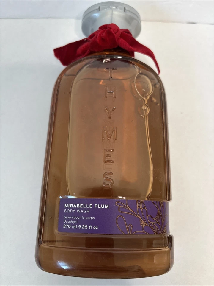 Jabón corporal Thymes MIRABELLE PLUM 9,25 fl. oz/270 g, NUEVO Foto 4 de 4