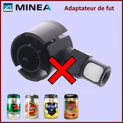 Adaptateur De Nettoyage De Fût De Bière En Acier Inoxydable - Robinet Pression Facile Pour Coupleur De Fût Et Tour De Bière