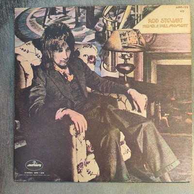 Rod Stewart Never A Dull Moment 1972 UK 1st Black Labels VG+ Vinyl LP Gatefold