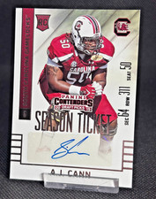 2015 Panini Contenders Draft Picks #159 A.J. Cann Auto RC Rookie