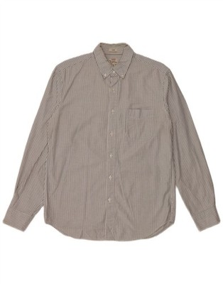J. CREW Herren Oxford Slim Fit Hemd Medium Grau Nadelstreifen Baumwolle BA29