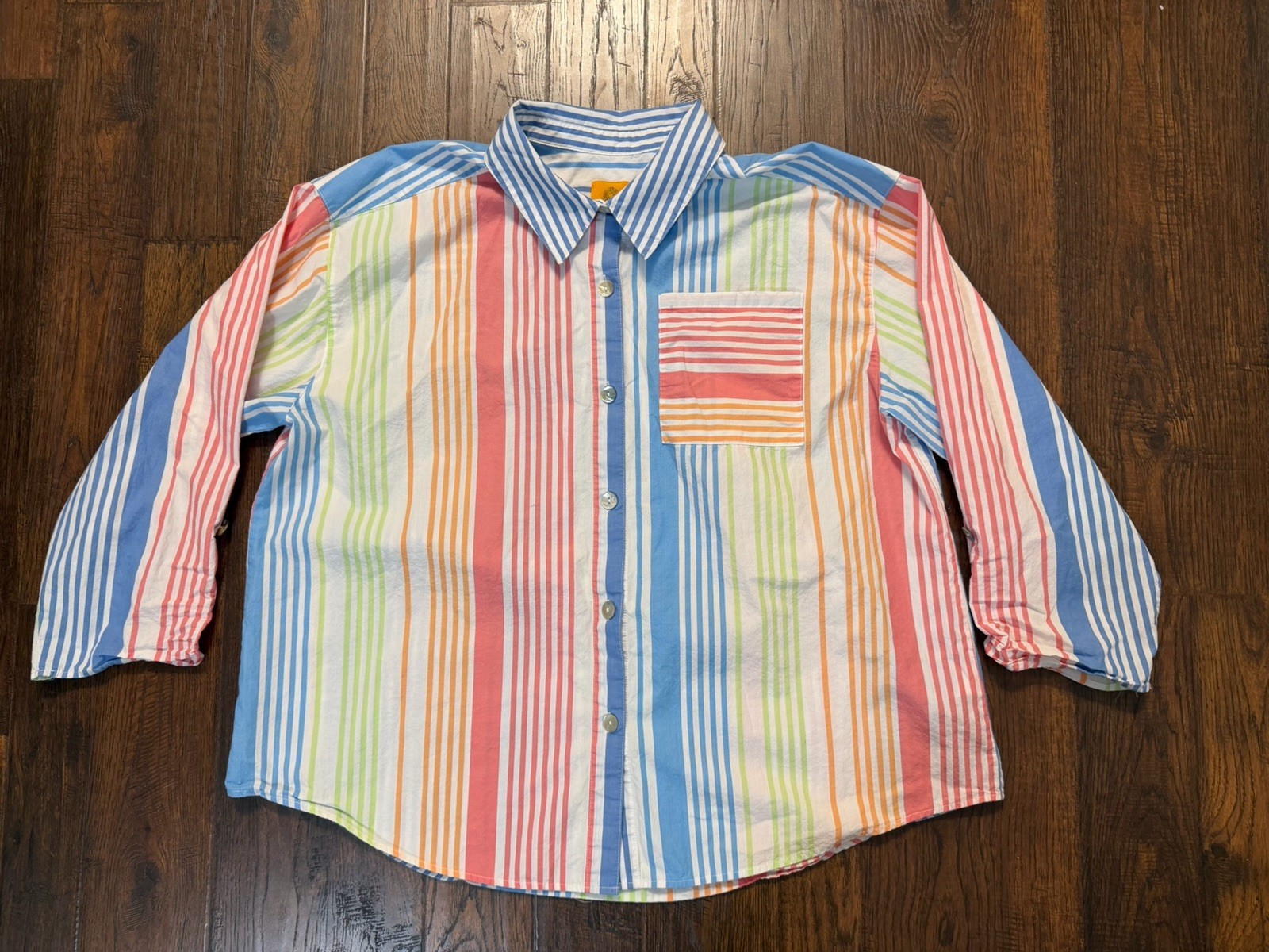 Ruby Rd Long Sleeve Button Down Shirt Womens XL S… - image 1