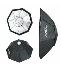 US Godox Octagon 120cm Grid Honeycomb Bowens Mount Softbox For Flash Speedlite