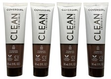 4 Pack Covergirl Clean Invisible Foundation 195 Java