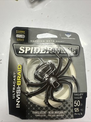 Spiderwire Ultracast SU50IB-125 Invisi°Briad 125 YD 0.38mm - Translucent, 50 lb
