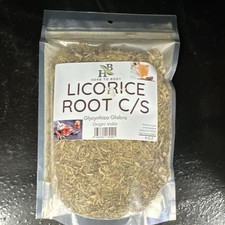 Herbs To Body Licorice Root Glycyrrhiza Glabra Cut  Sifted Herb 4oz
