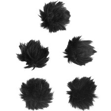eBoot 5 Pack Furry Outdoor Microphone Windscreen Muff for Most Lavalier