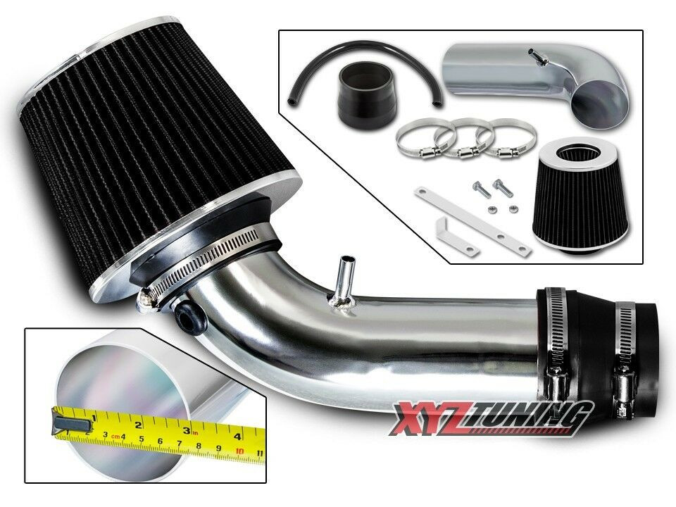 BLACK Short Ram Air Intake Induction Kit + Filter For 99-03 Grand Vitara 2.5L V6