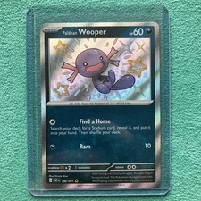 Pokemon TCG Paldean Wooper 180 BABY SHINY Holo Card Paldean Fates M/MN on eBay
