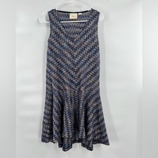 Maeve sweater dress chevron multicolored dress size XS