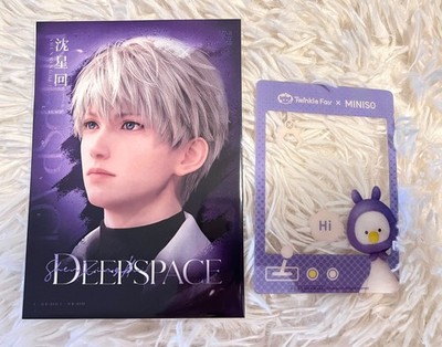 Official Love and Deepspace Xavier Postcard and Twinkle Fair Miniso Duck Card
