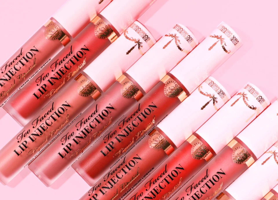 Lápiz labial líquido de inyección de labios TOO FACED tonos surtidos 3 ml/0,10 fl. Oz. - Nuevo en caja Foto 2 de 3