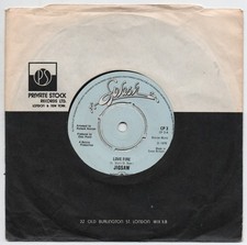 JIGSAW - LOVE FIRE - 7" - VG   1976 - CP 3 - LISTEN