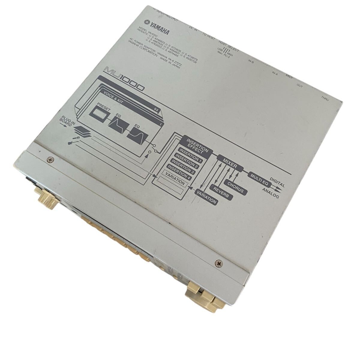 【ジャンク】YAMAHA MU1000 トーンジェネレーター　音源モジュール ジャンク】YAMAHA MU1000 トーンジェネレーター 音源モジュール