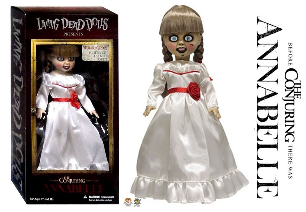 Figura de acción Living Dead Dolls presente Annabelle 25 cm de Mezco Toyz.