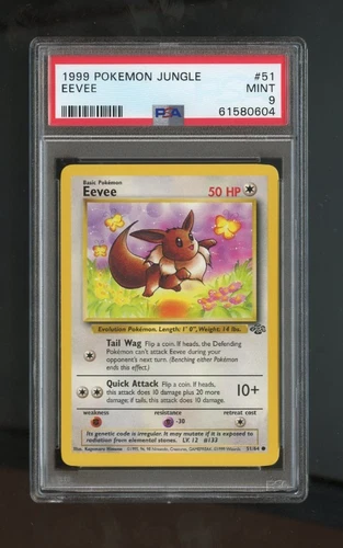1999 Pokemon Jungle # 51 Eevee PSA 9 MINT