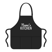 Personalized Kitchen Apron with Name, Custom Grandma Nana Mom Apron, Baking Gift