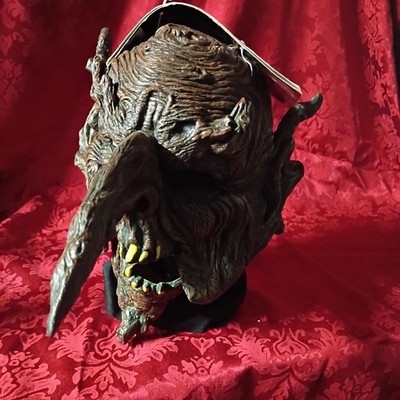 Rare scary tree goblin troll mask Vtg 1998 Paper Magic Group Mask. vintage 