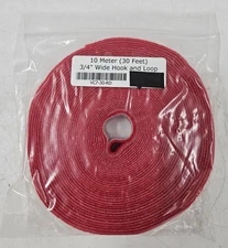 3/4" Wide 10 Meter (30 Ft) Duel Sided Hook and Loop Strip *NEW* EB-18305
