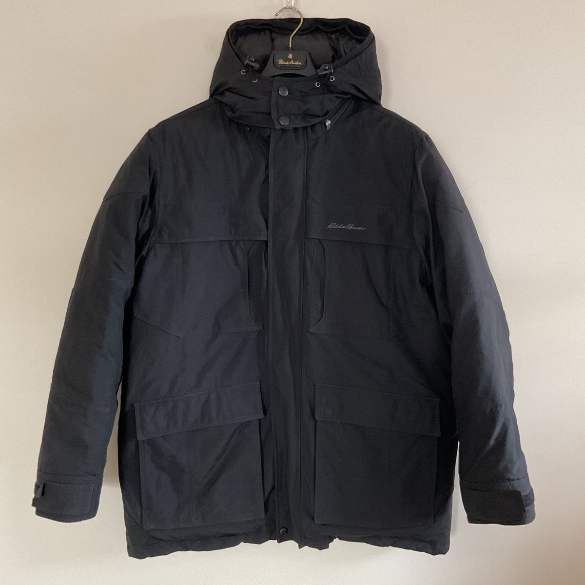 Eddie Bauer Mens Sz L Premium Quality Goose Down Jacket Parka 