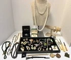 Vintage & Vintage Inspired Costume Jewelry Lot Necklace Bracelets Earrings Brooc