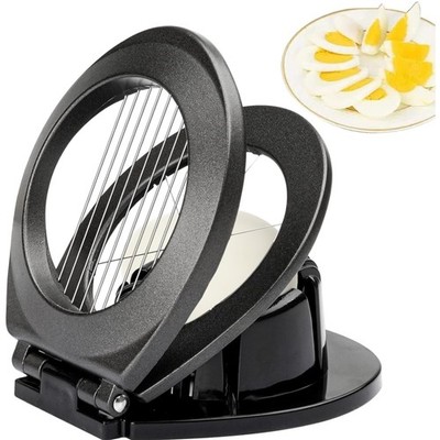 Eierschneider Edelstahl 2 in 1 Profi Egg Slicer Küchenwerkzeug