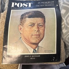 The Saturday Evening Post Dec 14 1963 Kennedy In Memoriam Rockwell Illustrated