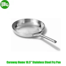 Caraway Home 10.5" Stainless Steel Fry Pan. Free ship & Fast delivery
