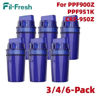 3/4/6-Pack PPF900Z Water Filter Replacement PPF900 NSF Certified Pitcher Filter