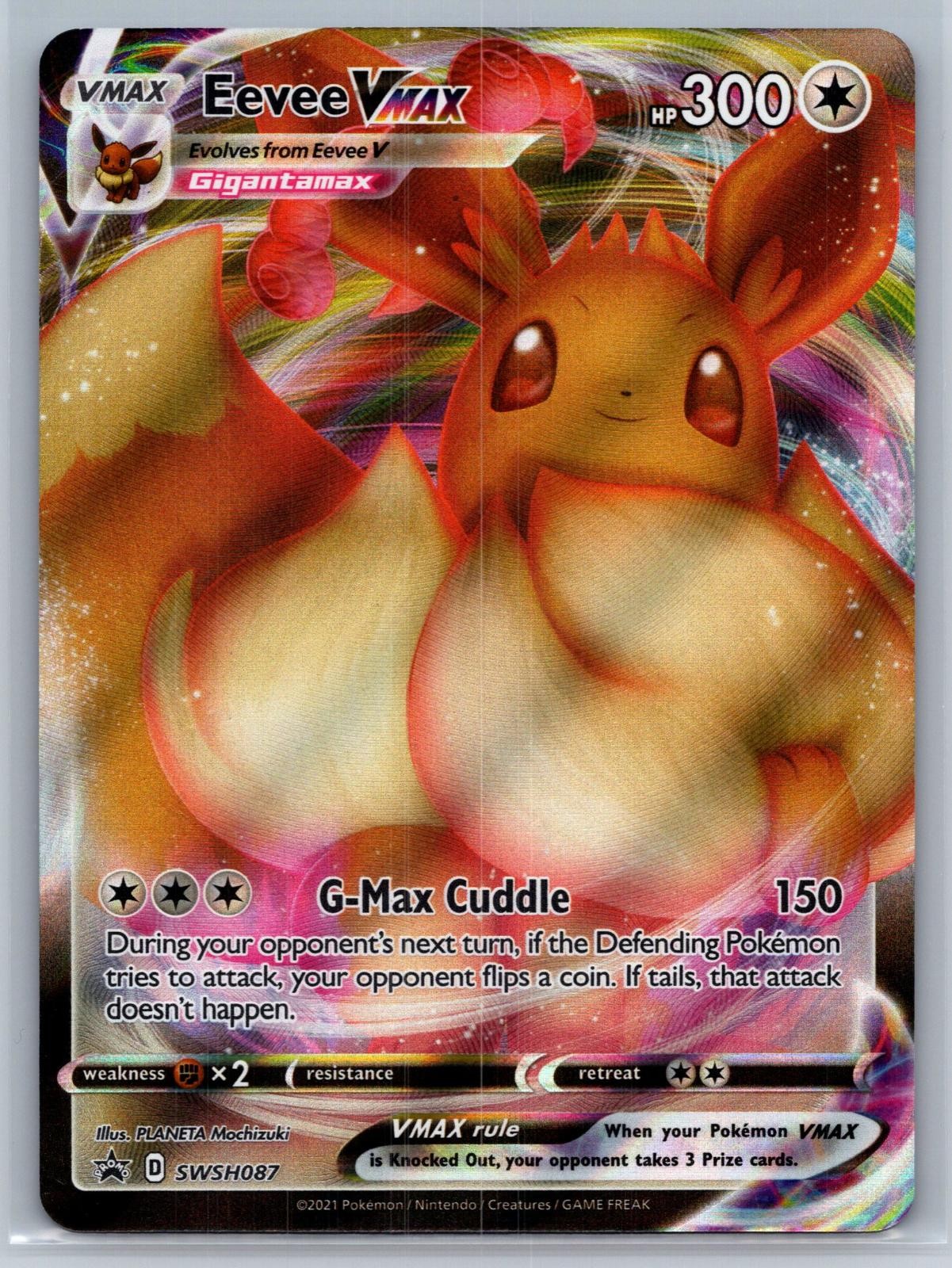 EEVEE VMAX SWSH087 HOLO P SWORD & SHIELD PROMO POKEMON NEAR MINT