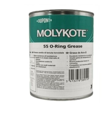 Molykote DUPONT 55 O-Ring Grease 1 KG (2.2LB) New EXP 2028/OCT New Free ship