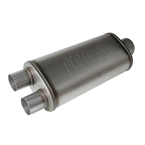 Flowmaster FlowFX 3.5" Inlet 2.5" Dual Exit Muffler For Gas Cars Trucks & Suv's - Bild 1 von 3