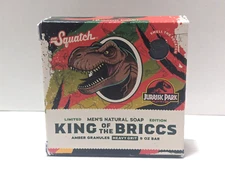 King of the Briccs Jurassic Park Heavy Grit Dr Squatch Limited Edition Soap Bar