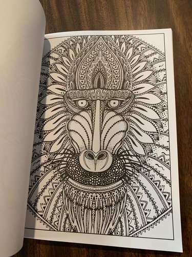 Immerse Yourself in a World Creativity Animals Adult Coloring Book NEW Unused - Picture 4 of 5
