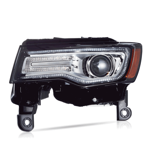 For 2014-2022 Jeep Grand Cherokee WK2 VLAND Chrome LED Headlights w/Animation - Picture 2 of 19