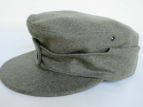 WH M44 Feldmütze Einknopf Wehrmacht Baschlikmütze Field Cap Wehrmacht WK2 Gr 61 - Picture 2 of 7