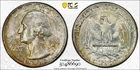 1953-D 25C Washington Quarter Dollar MS66 PCGS Trader 🐝  Bea Purple Core Toned