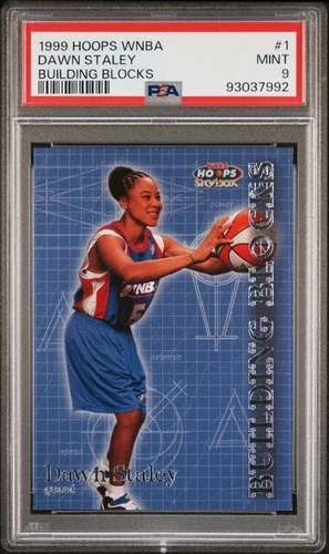 1999 Hoops WNBA Building Blocks Dawn Staley Rookie PSA 9 South Carolina Gamecock