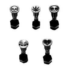 Screw City Skateboard Mounting Hardware 1" - Graphic Pound-In Hardware