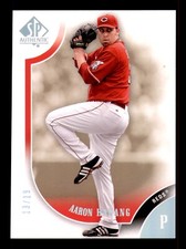 2009 SP Authentic Aaron Harang Titanium /19 Reds #39